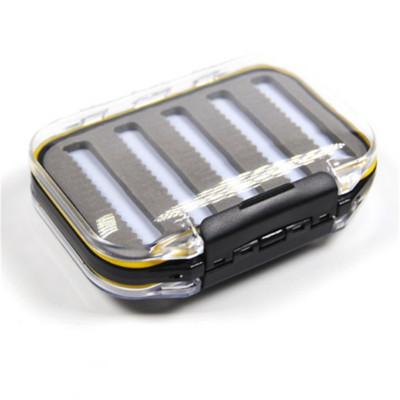 Kalastuskast Kerge tasku suurusega praktiline kahepoolne varustuskarp soolase vee kärbeste jaoks vidinakarbi kalastustarvikud