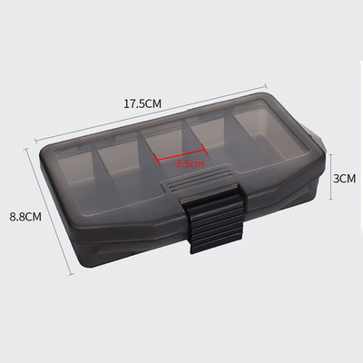 Kalastuskast Kerge tasku suurusega praktiline kahepoolne varustuskarp soolase vee kärbeste jaoks vidinakarbi kalastustarvikud