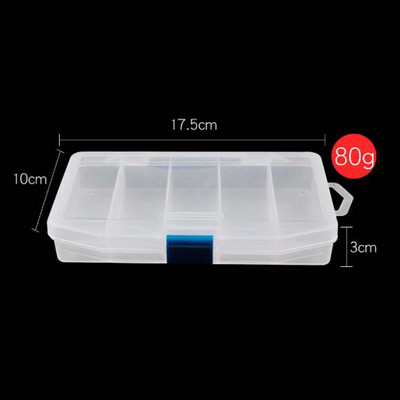 5 lahtrit kalastustarvete kasti hoiukohver Kärbsepüügi peibutis Lusikas konksuga söödatarvete karp Kast Kalastustarvikud Tööriistad