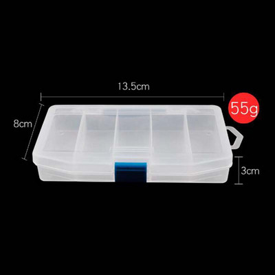 5 lahtrit kalastustarvete kasti hoiukohver Kärbsepüügi peibutis Lusikas konksuga söödatarvete karp Kast Kalastustarvikud Tööriistad