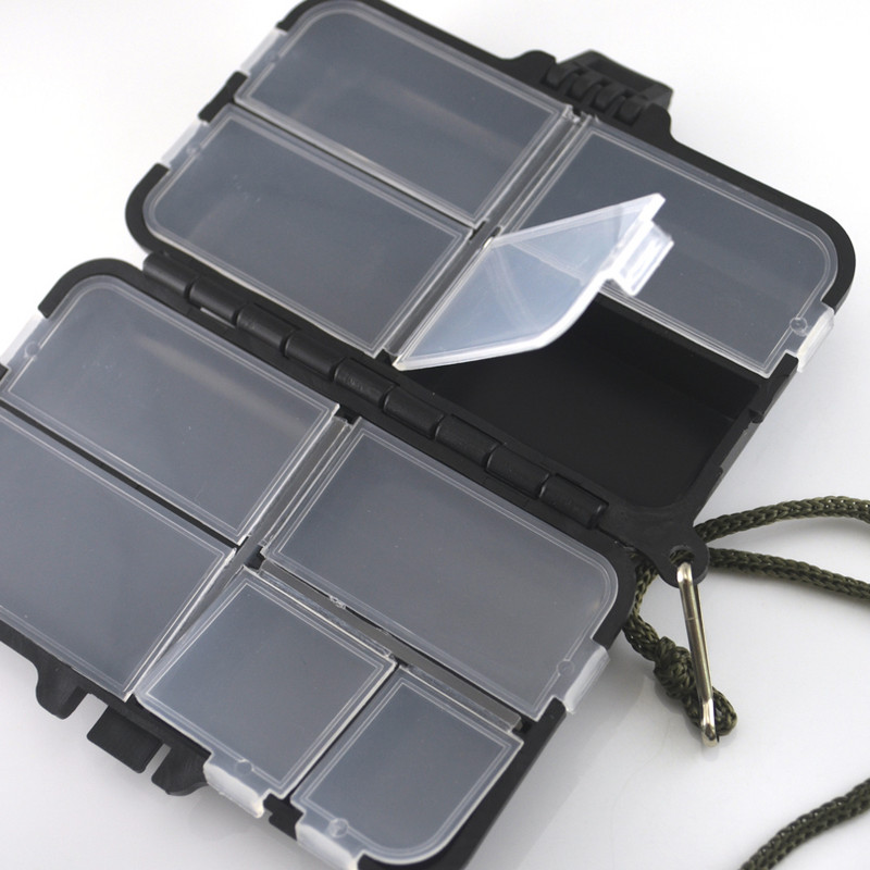 MNFT 1tk kahekihiline kärbsepüügikarp 9 sektsiooniga konks Minnow Popper Spinner söödatööriistade tarvikud kalastustarvete kast