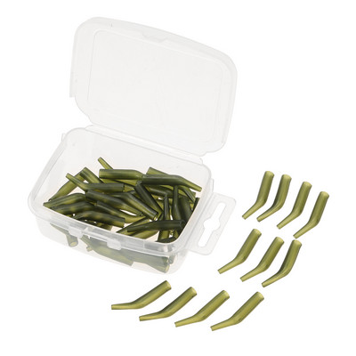 50 db Ponty horgászhüvely hajrögzítő zsinór ujjak puha gubancgátló horgászfelszerelés igazító ponty horgász kiegészítők