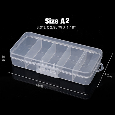 VTAVTA 5 rekeszes horgászfelszerelés dobozok csalik csalik horgok tárolótok Nagy keménységű horgászszerszámok pontyhorgász tartozékok