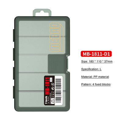 Fishing Box 5 διαμέρισμα Flying Fishing Tackle Box Γάντζοι Lures Θήκη αποθήκευσης δολωμάτων Organizer Αξεσουάρ ψαρέματος Θήκη δοχείου