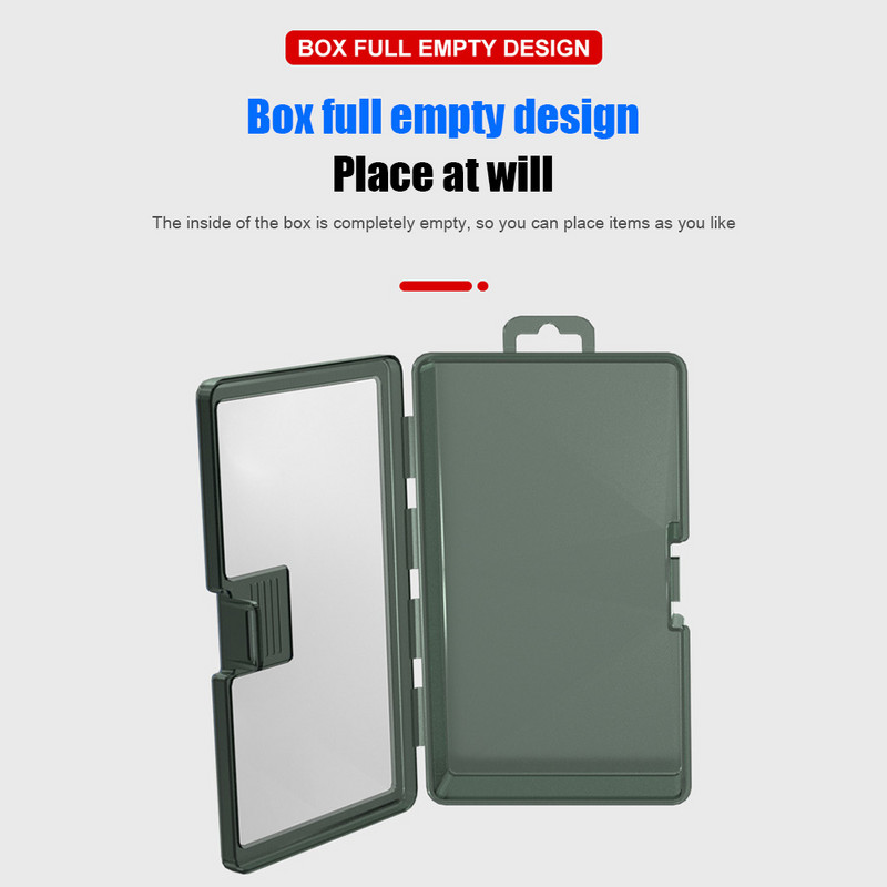 Fishing Box 5 διαμέρισμα Flying Fishing Tackle Box Γάντζοι Lures Θήκη αποθήκευσης δολωμάτων Organizer Αξεσουάρ ψαρέματος Θήκη δοχείου