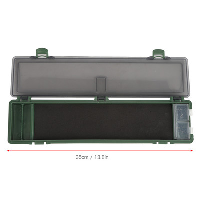 Carp Fishing Tools Box Κουτί αποθήκευσης Ξεχωριστό Fishing Line Box Hair Rig Board Fishline Hair Rig Κουτί δοχείου με 20 καρφίτσες
