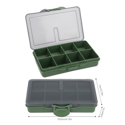 Carp Fishing Tools Box Κουτί αποθήκευσης Ξεχωριστό Fishing Line Box Hair Rig Board Fishline Hair Rig Κουτί δοχείου με 20 καρφίτσες