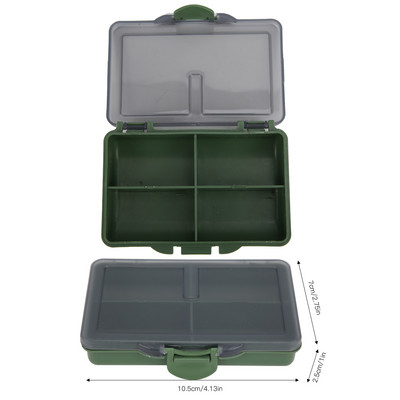 Carp Fishing Tools Box Κουτί αποθήκευσης Ξεχωριστό Fishing Line Box Hair Rig Board Fishline Hair Rig Κουτί δοχείου με 20 καρφίτσες