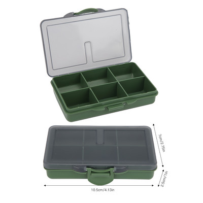 Carp Fishing Tools Box Κουτί αποθήκευσης Ξεχωριστό Fishing Line Box Hair Rig Board Fishline Hair Rig Κουτί δοχείου με 20 καρφίτσες