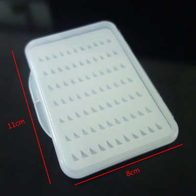 Háromszög alakú habos légy horgászcsali horgászfelszerelés doboz vízálló, tartós, széles felhasználási terület Kopásálló lerakódásgátló