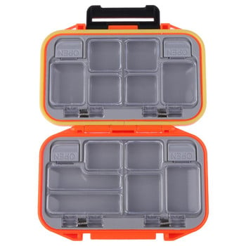 26/12/10/8 Grids Double Side Fishing Lure Storage Box Γάντζος Θήκη δολώματος Αδιάβροχη θήκη ειδών ψαρέματος Φορητή τετράγωνη θήκη ABS