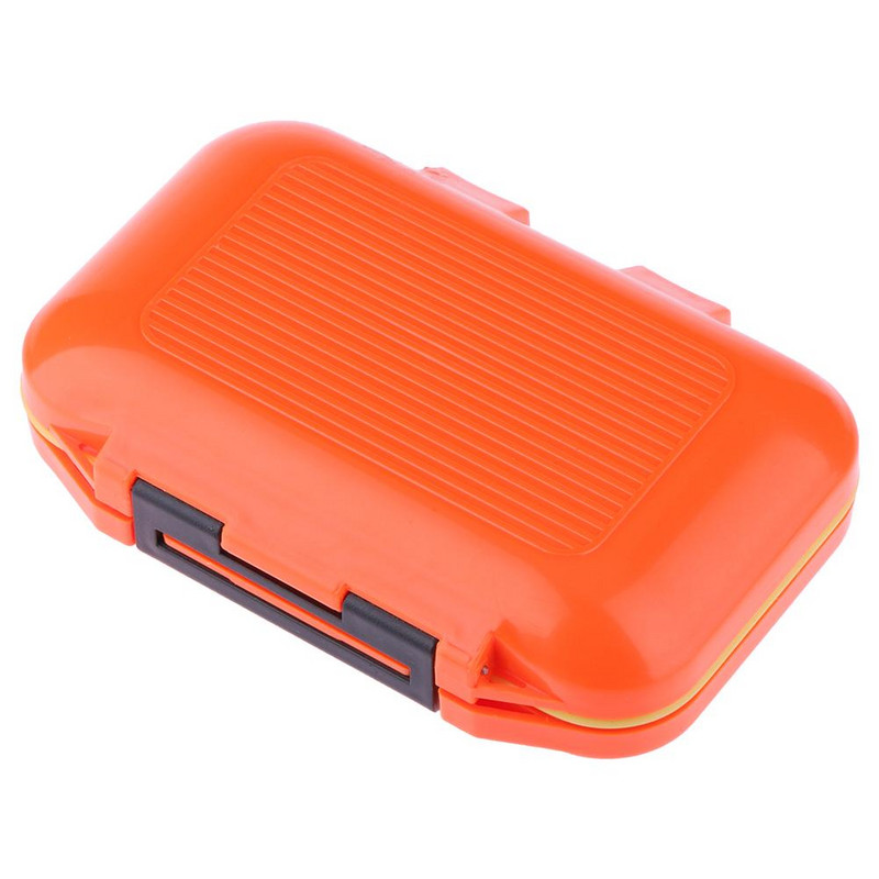 26/12/10/8 Rácsok kétoldalas horgászcsali tároló doboz horgos csali tasak Vízálló horgászfelszerelés tartó hordozható ABS négyzet alakú tok