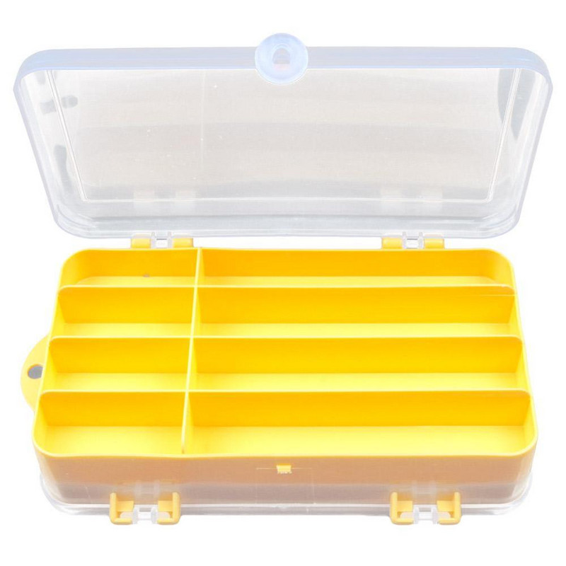 26/12/10/8 Rácsok kétoldalas horgászcsali tároló doboz horgos csali tasak Vízálló horgászfelszerelés tartó hordozható ABS négyzet alakú tok