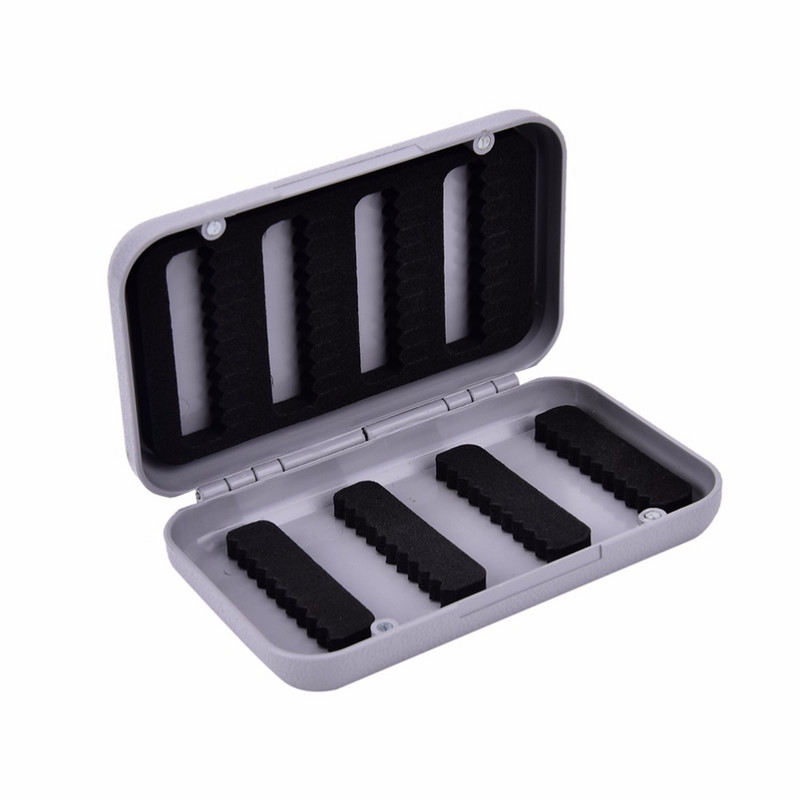 Portabale Fly Fishing Lure Spinner Spoon Bait Foam Box Trout Flies Fishook Fish Hook Hard EVA Storage Case Container Bag