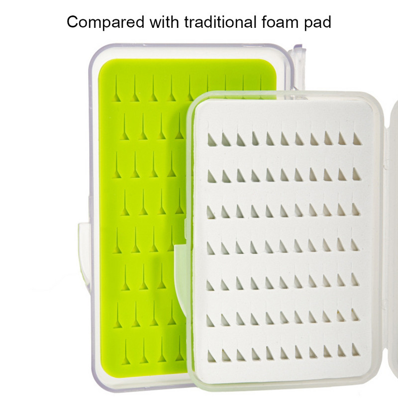 Veekindel paksendatud kalapüügi landid, kaasaskantav kärbsesööda hoiukoht, ümbris, konteiner, kalapüügitarvete tööriistad.