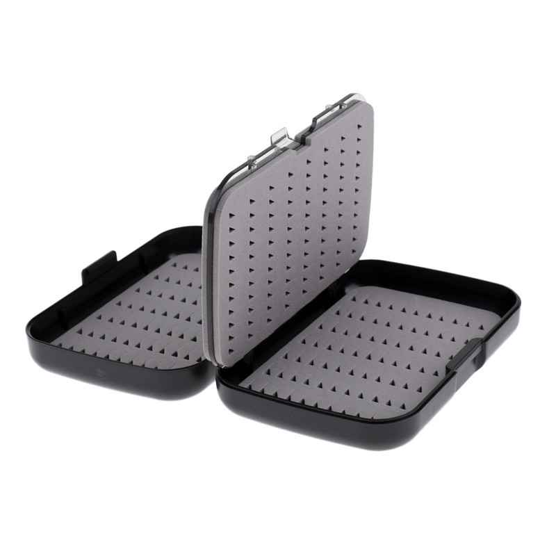 Cutie pentru muște cu două laterale Naluci de pescuit Momeli Muște Cutie de depozitare pentru unelte de pescuit Cutii impermeabile pentru pescari