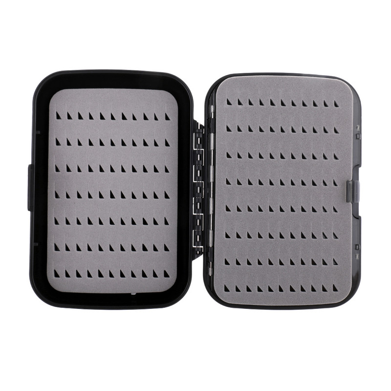 Cutie pentru muște cu două laterale Naluci de pescuit Momeli Muște Cutie de depozitare pentru unelte de pescuit Cutii impermeabile pentru pescari