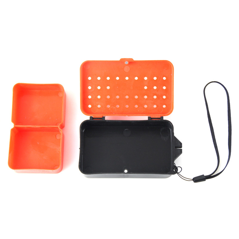 1/2BUC Compartimente Cutie de Pescuit 10 * 6 * 3.2Cm Plastic Momeală Vierme Vierme Momeală Mușcă Crap Accesorii Cutie Accesorii X093