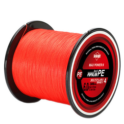 SeaKnight Μάρκα TriPoseidon Series 4 Strands 300M PE Braided Fishing Line 8-60LB Multifilament Fishing Line Smooth Carp Fishing