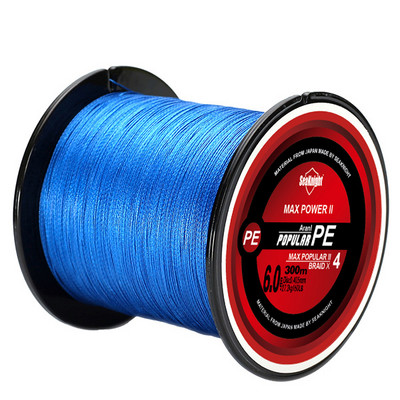 SeaKnight Μάρκα TriPoseidon Series 4 Strands 300M PE Braided Fishing Line 8-60LB Multifilament Fishing Line Smooth Carp Fishing