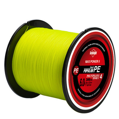 SeaKnight Μάρκα TriPoseidon Series 4 Strands 300M PE Braided Fishing Line 8-60LB Multifilament Fishing Line Smooth Carp Fishing