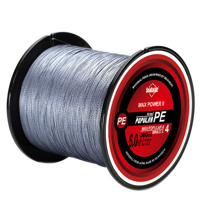 SeaKnight Μάρκα TriPoseidon Series 4 Strands 300M PE Braided Fishing Line 8-60LB Multifilament Fishing Line Smooth Carp Fishing