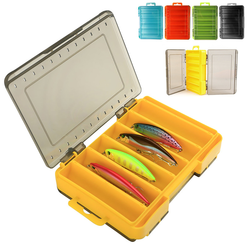 Кутия за риболов 12 отделения Калъф за съхранение на кука за примамка Двустранна водоустойчива Кутия за рибни принадлежности Контейнер за инструменти Аксесоари