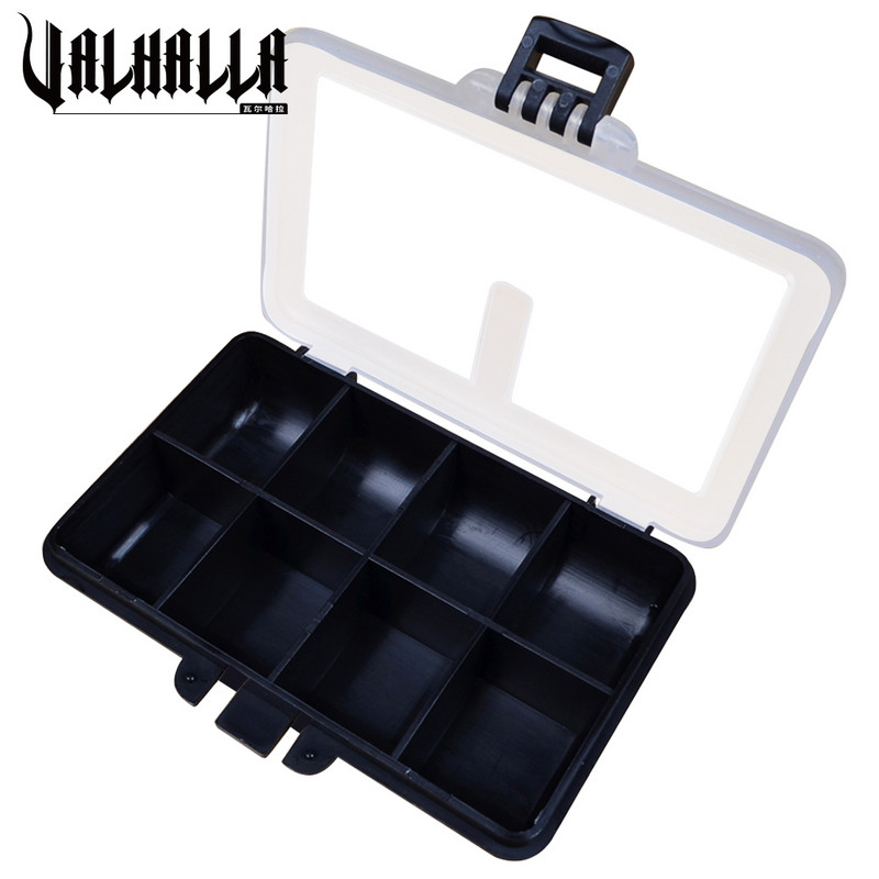 Plastic de bună calitate, 3 modele, cutie pentru articole de pescuit, cutie de accesorii pentru pescuit, dimensiunea amestecată, transparentă, cu separatoare reglabile, cutie 2019