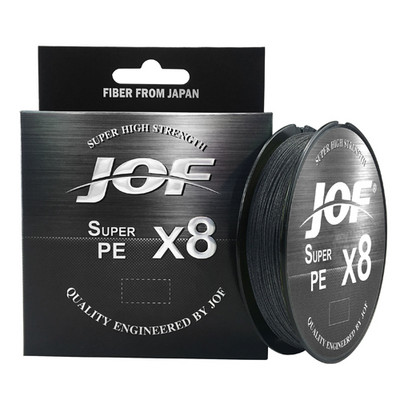 JOF 8 Weaves Multifilament Fishing Line 150M 300M 500M 8 Strands Braided Fishing Line PE Line 15 20 30 40 50 60 80 100LB