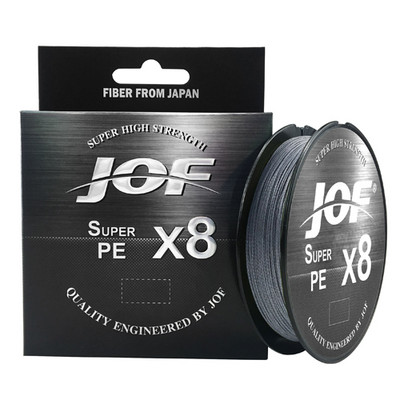 JOF 8 Weaves Multifilament Fishing Line 150M 300M 500M 8 Strands Braided Fishing Line PE Line 15 20 30 40 50 60 80 100LB