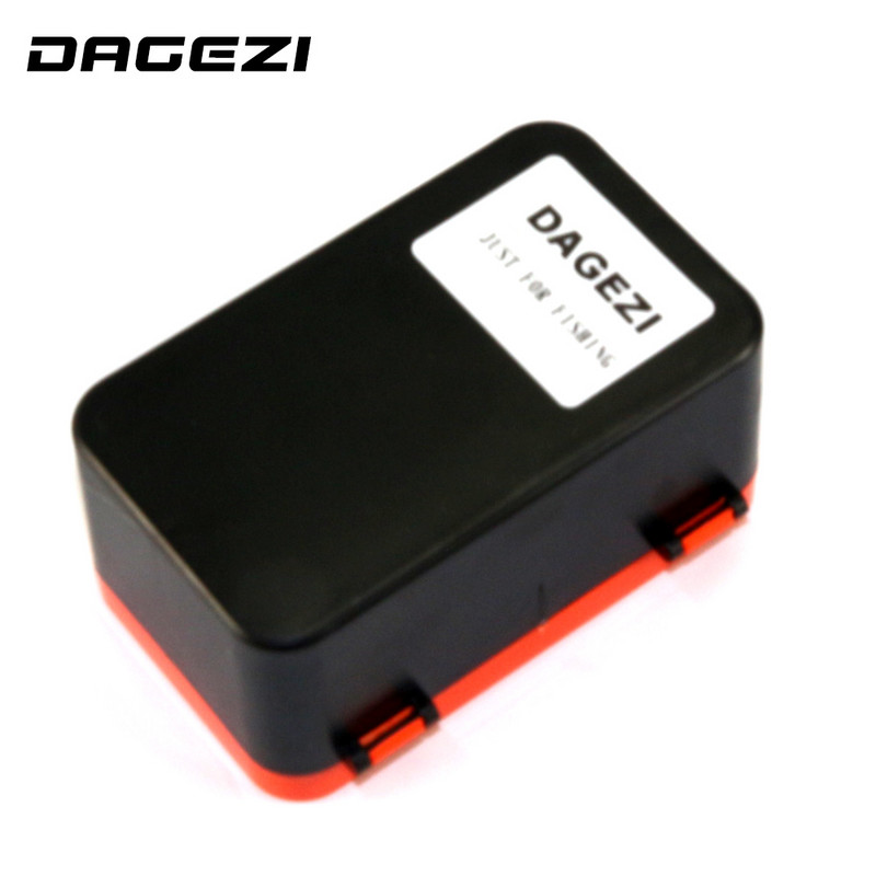 DAGEZI υψηλής ποιότητας ABS Πλαστικό διπλής στρώσης γαιοσκώληκας δόλωμα δόλωμα για κυπρίνος για είδη ψαρέματος κουτί με κλιπ