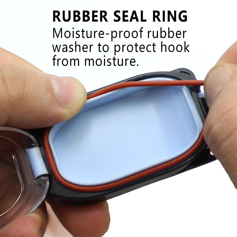 1 vnt. Karpių žvejybos reikmenys Karpio kabliuko dėžutė Drėgmei atspari nešiojama su magnetiniu kabliu priedai.