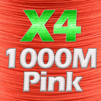 JOSBY 8 pīts makšķerēšanas aukla 1000M daudzpavedienu PE 4 pavedienu makšķerēšanas aukla 10LB-85LB spēcīga Japānas tehnoloģija oranža 9 krāsas