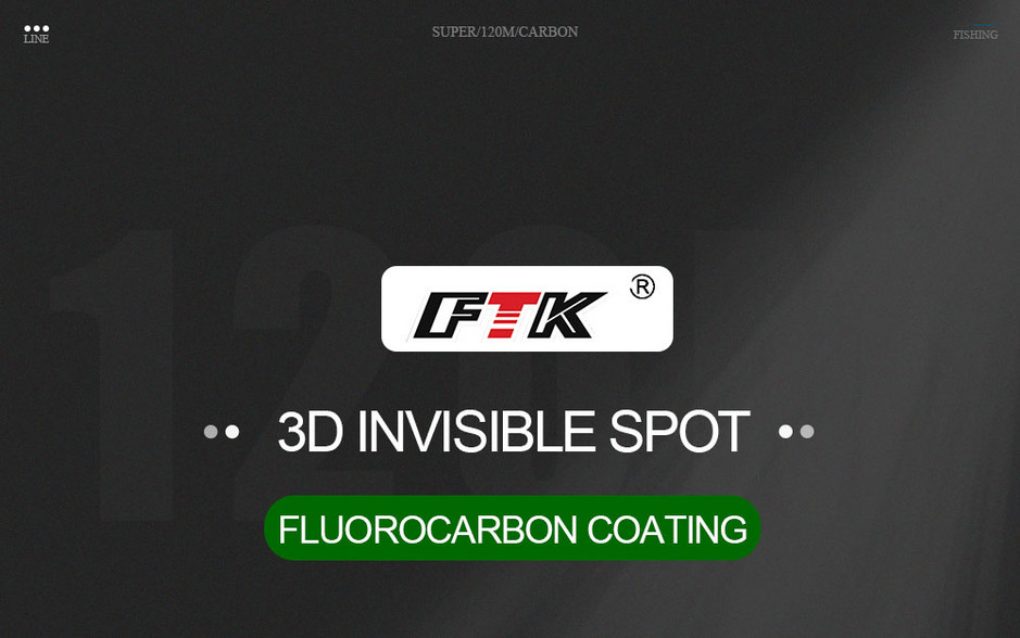 FTK 500m Fishing Line Invisible Carbon Fiber Speckle Fluorocarbon