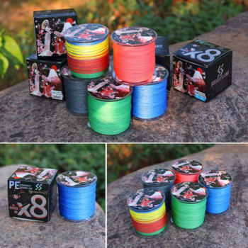 Sougayilang 8 Strands Braided Fishing Line 100M 300M Multifilament Carp Fishing Japanese Braided Wire Fishing Accessorie PE Line