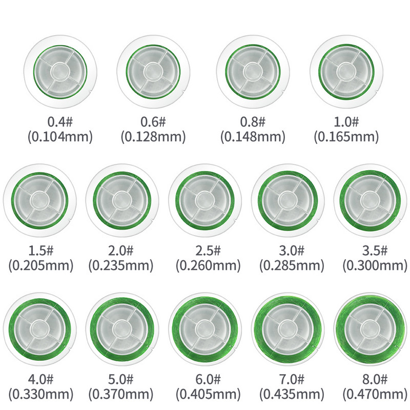 DNDYUJU 500M nylon horgászzsinór japán monofil szikla tengeri horgászzsinór menetes orsós horgászfelszerelés tartozékok
