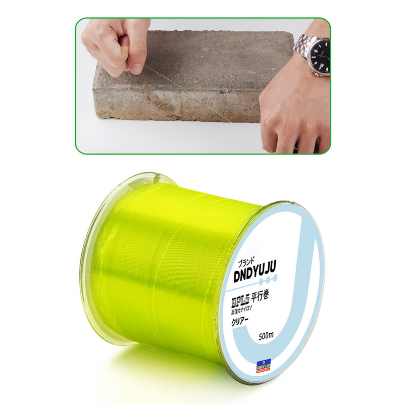 DNDYUJU 500M nylon horgászzsinór japán monofil szikla tengeri horgászzsinór menetes orsós horgászfelszerelés tartozékok