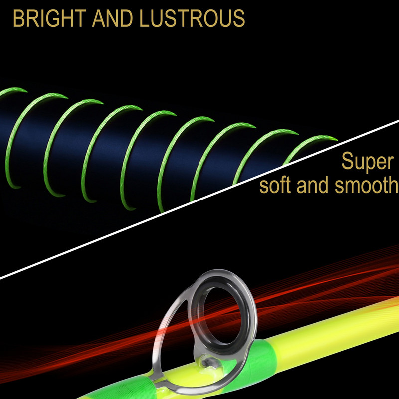 PE fonott horgászzsinór 100M 4 szál 18-23LB szuper erős horgászdrót Japan Multicolor Multifil zsinór sósvízhez