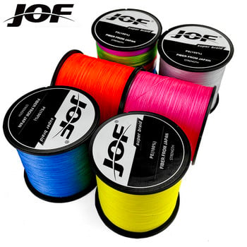 JOF 8 Strands 1000M 500M 300M 100M Braided Fishing Line Carp Fishing Weaves Linha de Pesca Multifilamento 8 fios