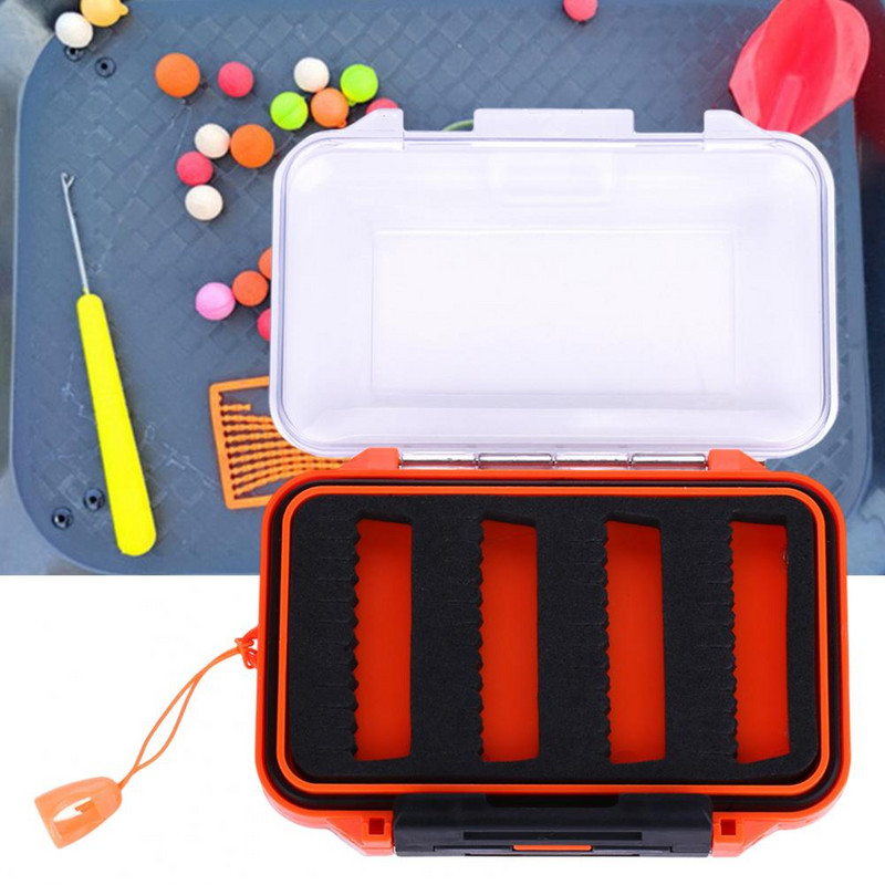 Kasulikud kahepoolsed söödakastid, kulumiskindlad kõvad kalapüügisöödakarbid, kriimustusvastased kärbsekonksukarbi kalastustarbed