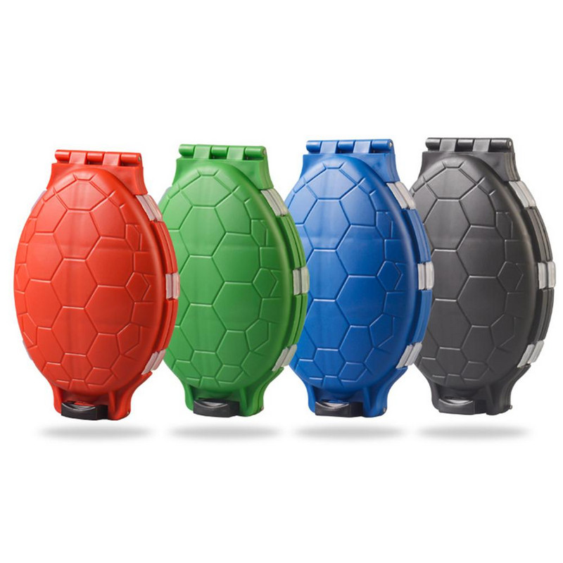 2 vnt Vėžlio formos žvejybos laikymo dėžutė Daugiaspalvė 12 skyrių žvejybos reikmenų priedų organizatorius