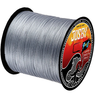 JOSBY 200M 300M 500M 1000M Πολύχρωμο 100% PE 4 Strands 8 Braided Wire Multifilament Japanese Line Fishing 10-90LB Weaves Cord