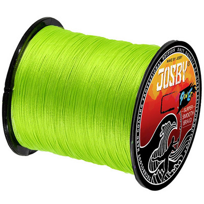JOSBY 200M 300M 500M 1000M Πολύχρωμο 100% PE 4 Strands 8 Braided Wire Multifilament Japanese Line Fishing 10-90LB Weaves Cord