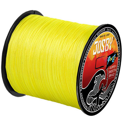 JOSBY 200M 300M 500M 1000M Πολύχρωμο 100% PE 4 Strands 8 Braided Wire Multifilament Japanese Line Fishing 10-90LB Weaves Cord