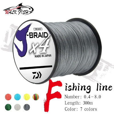 WALK FISH 4 Braided Fishing Line Length:300m/330yds Diameter:0.1mm-0.50mm,size:10-85lb Japan PE braided line Floating Line