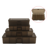 Püügitarvete kasti landihoidla 5 sektsiooniga Kahepoolne lahtine ümbris Tugevuskonteiner Söödad Aksessuaarid Pesca tööriistade komplekt