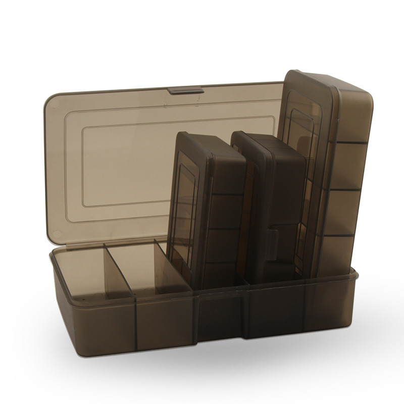 Püügitarvete kasti landihoidla 5 sektsiooniga Kahepoolne lahtine ümbris Tugevuskonteiner Söödad Aksessuaarid Pesca tööriistade komplekt