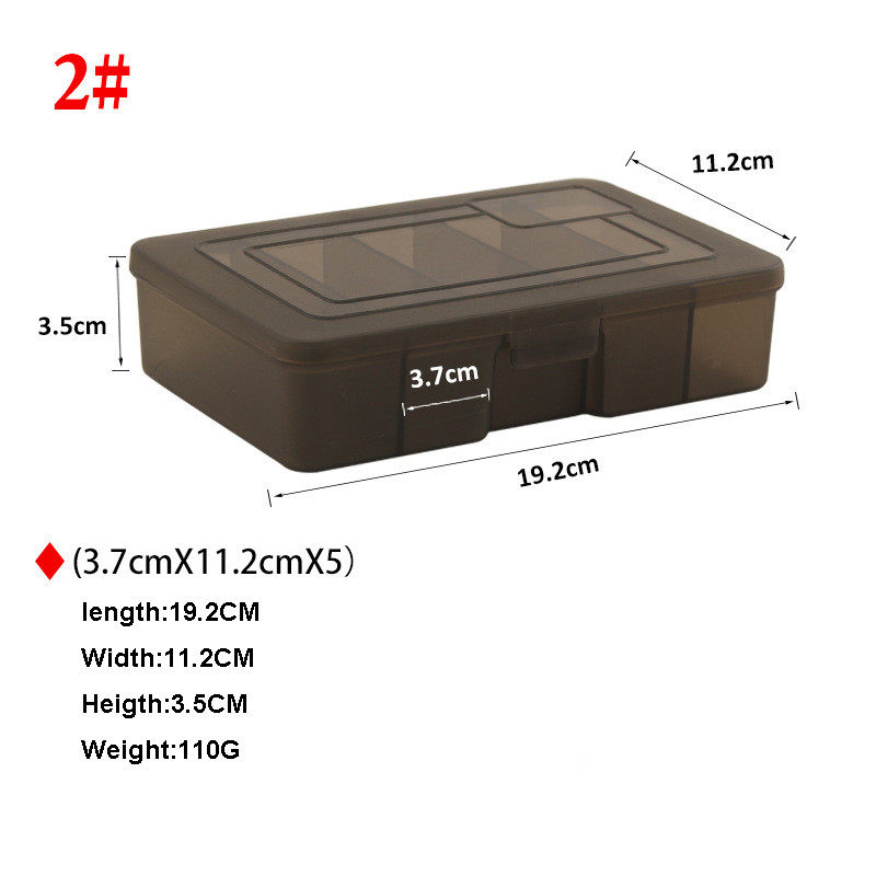 Püügitarvete kasti landihoidla 5 sektsiooniga Kahepoolne lahtine ümbris Tugevuskonteiner Söödad Aksessuaarid Pesca tööriistade komplekt