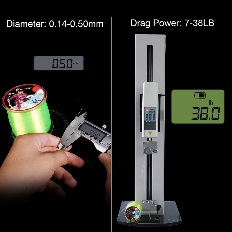 Sougayilang 500M nailoninis žvejybos valas 7,0-38lb Super Strong laikantis skaidrus sūraus vandens gėlo vandens рыбалка Pesca