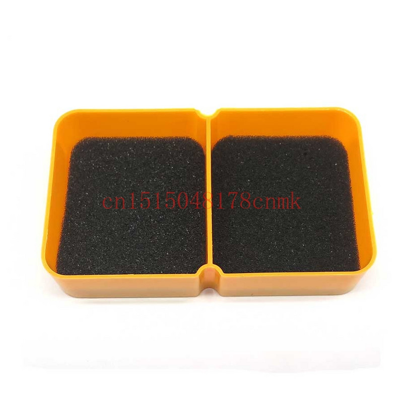 1 vnt sliekų masalų dėžutė geltonos žvejybos dėžutės plastikinės gyvo jauko dėžutės Fly jauko dėklas Žvejybos reikmenys